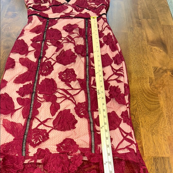 Lulu's Red Halter Maxi Gown for Weddings - Picture 11 of 16